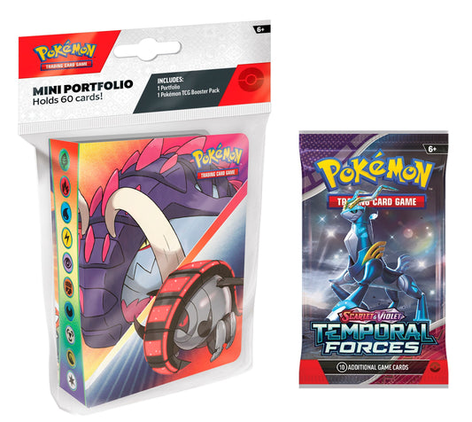 Pokémon TCG Mini Portfolio Temporal Forces Ingles